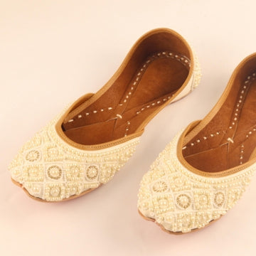 Upper Pearl White Raw Silk KPWP1015