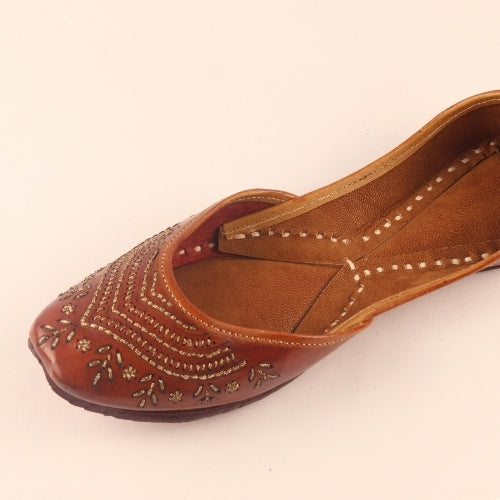 Punjabi Jutti for Women – Handmade Leather Khussa | Traditional Ethnic Footwear