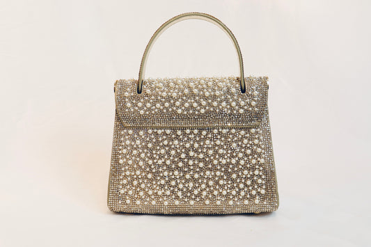 Gold & Pearl H Bag