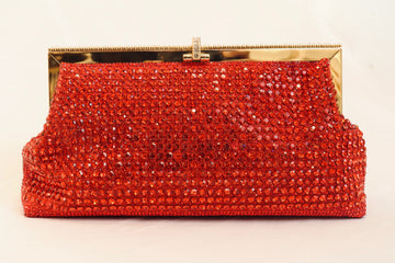 Red Crystal Clutch