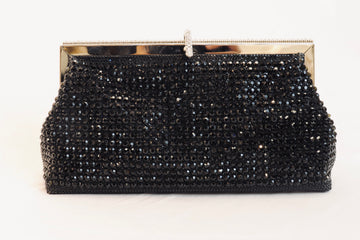 Black Crystal Clutch
