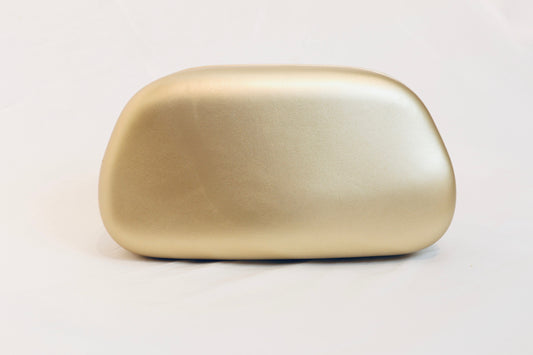 Gold C‑Accent Clutch