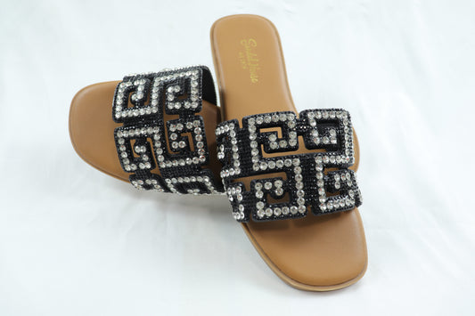 Geometric Black Crystal Slide