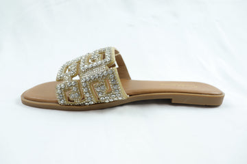 Geometric Gold Crystal Flats