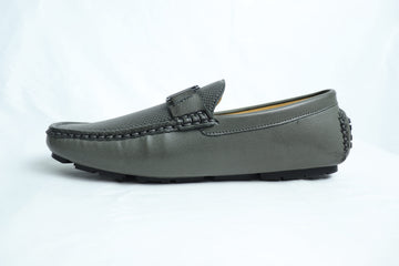 Men’s Dark Grey Buckle Loafer