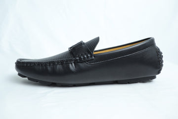 Men’s Black Buckle Loafer