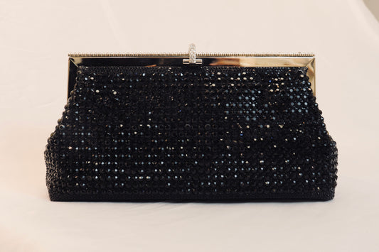 Black Crystal Clutch