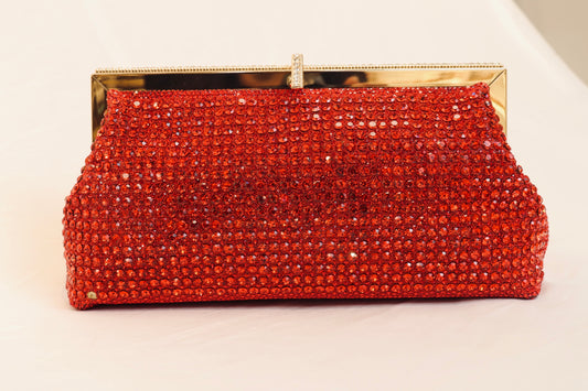 Red Crystal Clutch