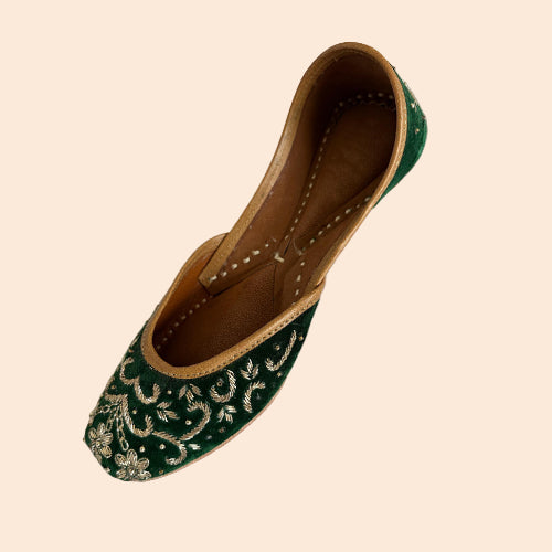 Upper Bottle Green Velvet KVGD1007