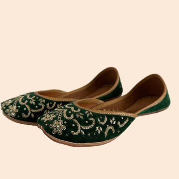 Upper Bottle Green Velvet KVGD1007