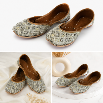 Upper White Raw Silk Sole KSSW1013