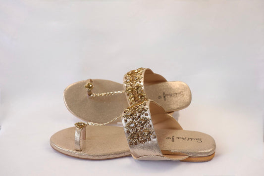 Gold Kolhapuri Kl 4031